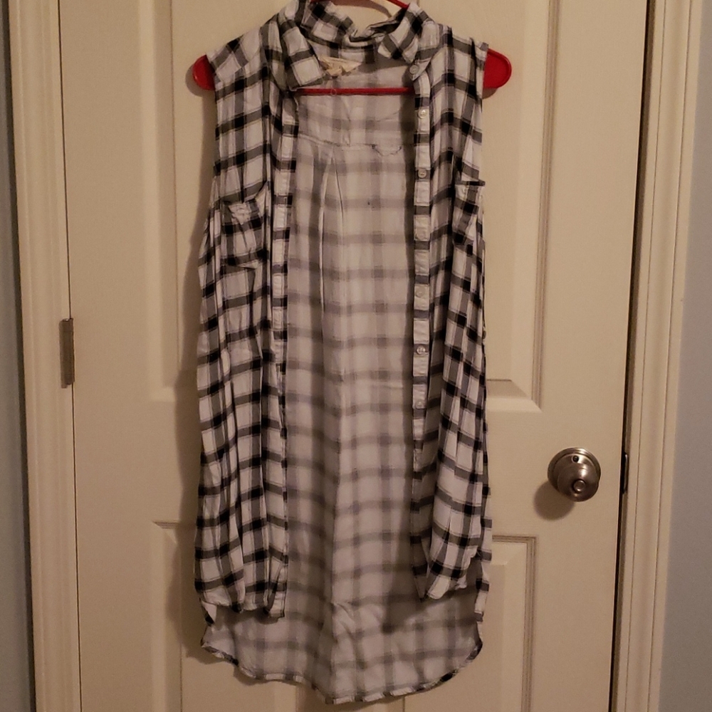Women's Plaid Vest